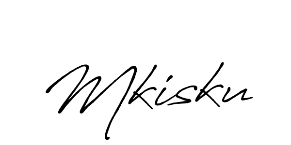 if you are searching for the best signature style for your name Mkisku. so please give up your signature search. here we have designed multiple signature styles  using Antro_Vectra_Bolder. Mkisku signature style 7 images and pictures png