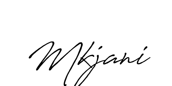 Mkjani stylish signature style. Best Handwritten Sign (Antro_Vectra_Bolder) for my name. Handwritten Signature Collection Ideas for my name Mkjani. Mkjani signature style 7 images and pictures png