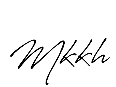 How to make Mkkh signature? Antro_Vectra_Bolder is a professional autograph style. Create handwritten signature for Mkkh name. Mkkh signature style 7 images and pictures png