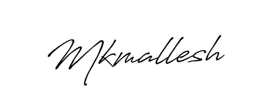 Also we have Mkmallesh name is the best signature style. Create professional handwritten signature collection using Antro_Vectra_Bolder autograph style. Mkmallesh signature style 7 images and pictures png