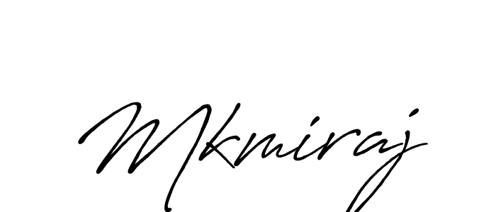 Create a beautiful signature design for name Mkmiraj. With this signature (Antro_Vectra_Bolder) fonts, you can make a handwritten signature for free. Mkmiraj signature style 7 images and pictures png