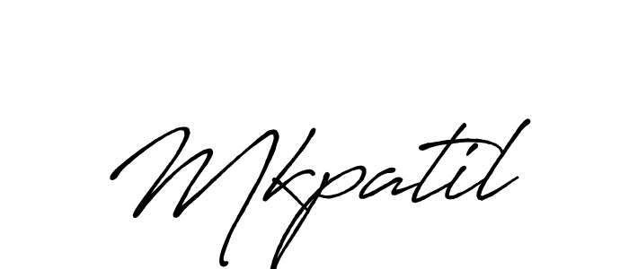 Use a signature maker to create a handwritten signature online. With this signature software, you can design (Antro_Vectra_Bolder) your own signature for name Mkpatil. Mkpatil signature style 7 images and pictures png