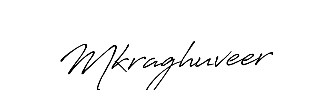 Design your own signature with our free online signature maker. With this signature software, you can create a handwritten (Antro_Vectra_Bolder) signature for name Mkraghuveer. Mkraghuveer signature style 7 images and pictures png