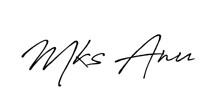 if you are searching for the best signature style for your name Mks Anu. so please give up your signature search. here we have designed multiple signature styles  using Antro_Vectra_Bolder. Mks Anu signature style 7 images and pictures png