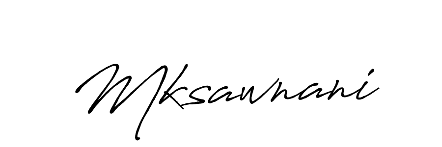 Create a beautiful signature design for name Mksawnani. With this signature (Antro_Vectra_Bolder) fonts, you can make a handwritten signature for free. Mksawnani signature style 7 images and pictures png