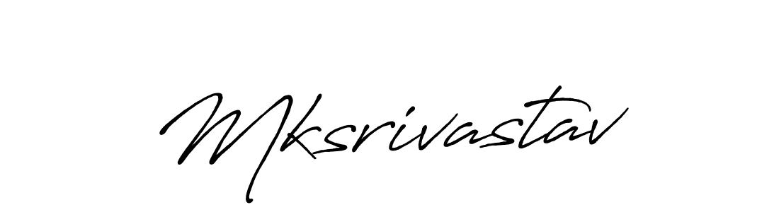 Also You can easily find your signature by using the search form. We will create Mksrivastav name handwritten signature images for you free of cost using Antro_Vectra_Bolder sign style. Mksrivastav signature style 7 images and pictures png