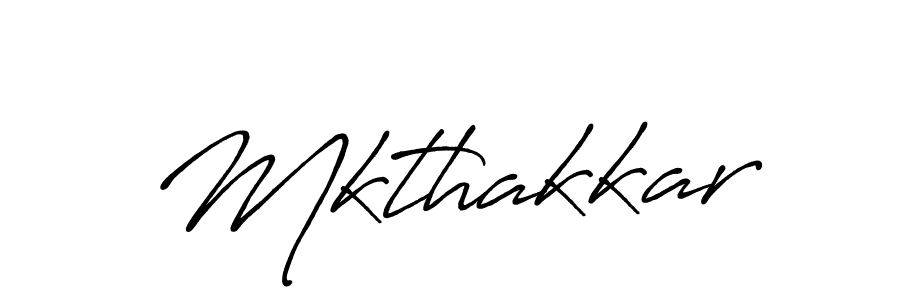How to make Mkthakkar signature? Antro_Vectra_Bolder is a professional autograph style. Create handwritten signature for Mkthakkar name. Mkthakkar signature style 7 images and pictures png
