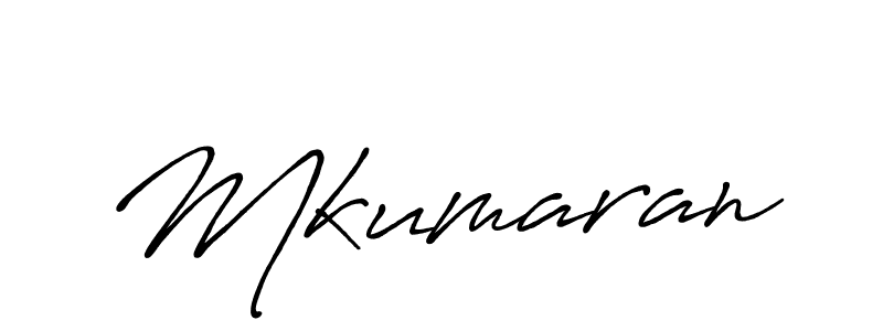 Design your own signature with our free online signature maker. With this signature software, you can create a handwritten (Antro_Vectra_Bolder) signature for name Mkumaran. Mkumaran signature style 7 images and pictures png