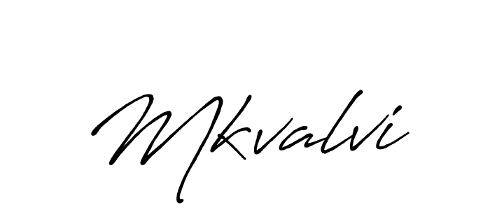 How to make Mkvalvi name signature. Use Antro_Vectra_Bolder style for creating short signs online. This is the latest handwritten sign. Mkvalvi signature style 7 images and pictures png