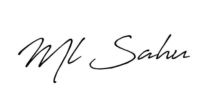 Best and Professional Signature Style for Ml Sahu. Antro_Vectra_Bolder Best Signature Style Collection. Ml Sahu signature style 7 images and pictures png