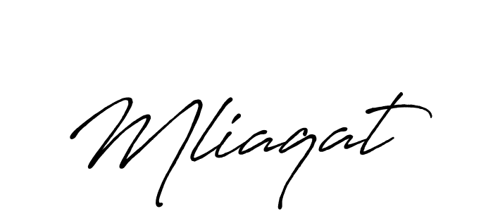 Make a short Mliaqat signature style. Manage your documents anywhere anytime using Antro_Vectra_Bolder. Create and add eSignatures, submit forms, share and send files easily. Mliaqat signature style 7 images and pictures png