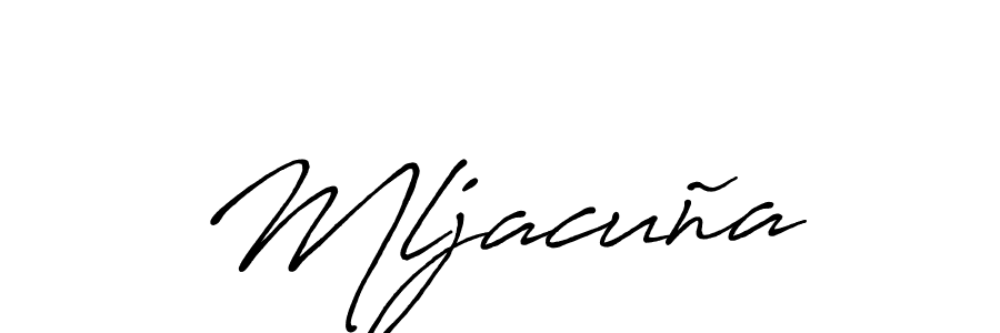Make a beautiful signature design for name Mljacuña. Use this online signature maker to create a handwritten signature for free. Mljacuña signature style 7 images and pictures png