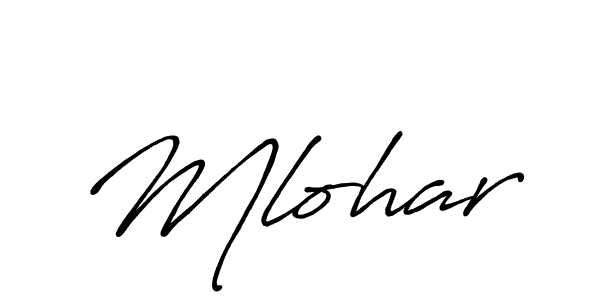 The best way (Antro_Vectra_Bolder) to make a short signature is to pick only two or three words in your name. The name Mlohar include a total of six letters. For converting this name. Mlohar signature style 7 images and pictures png