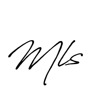 How to Draw Mls signature style? Antro_Vectra_Bolder is a latest design signature styles for name Mls. Mls signature style 7 images and pictures png