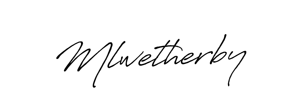 if you are searching for the best signature style for your name Mlwetherby. so please give up your signature search. here we have designed multiple signature styles  using Antro_Vectra_Bolder. Mlwetherby signature style 7 images and pictures png
