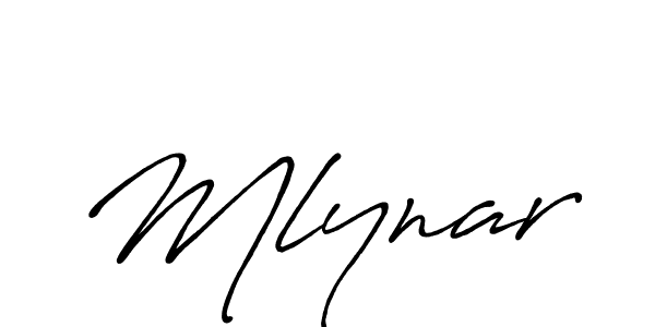 Also You can easily find your signature by using the search form. We will create Mlynar name handwritten signature images for you free of cost using Antro_Vectra_Bolder sign style. Mlynar signature style 7 images and pictures png