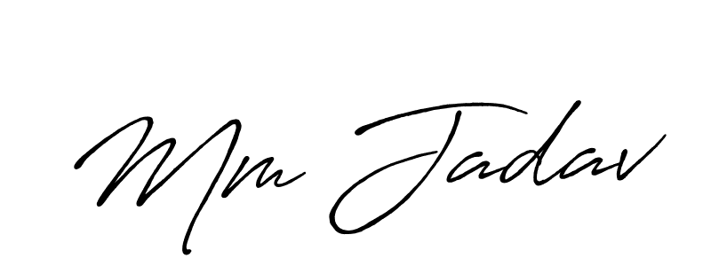 Make a beautiful signature design for name Mm Jadav. Use this online signature maker to create a handwritten signature for free. Mm Jadav signature style 7 images and pictures png