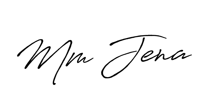 Also we have Mm Jena name is the best signature style. Create professional handwritten signature collection using Antro_Vectra_Bolder autograph style. Mm Jena signature style 7 images and pictures png