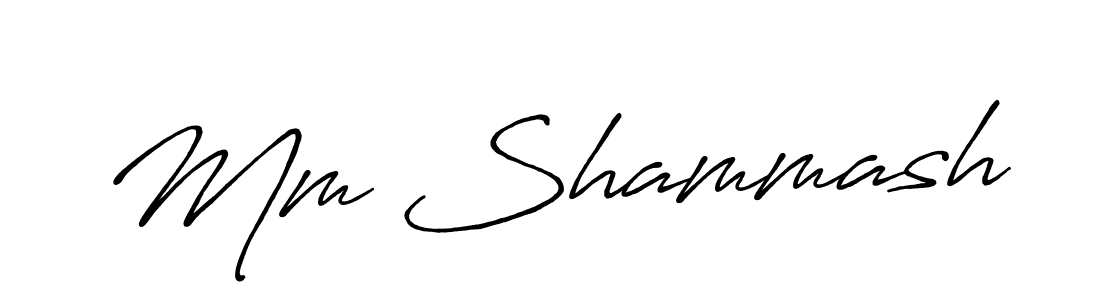 Once you've used our free online signature maker to create your best signature Antro_Vectra_Bolder style, it's time to enjoy all of the benefits that Mm Shammash name signing documents. Mm Shammash signature style 7 images and pictures png