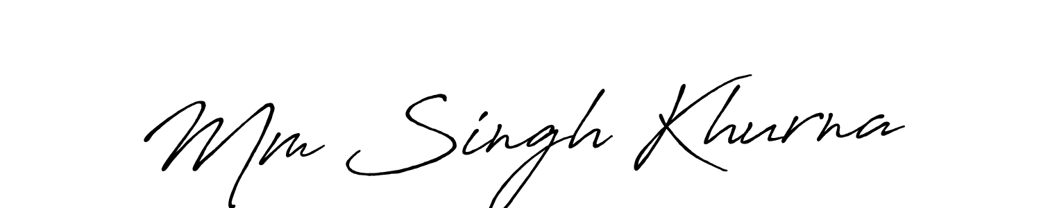 How to make Mm Singh Khurna signature? Antro_Vectra_Bolder is a professional autograph style. Create handwritten signature for Mm Singh Khurna name. Mm Singh Khurna signature style 7 images and pictures png