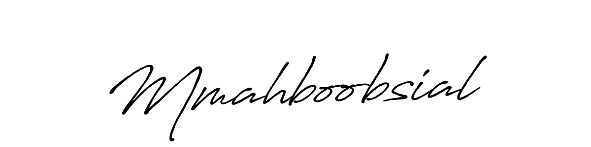 How to Draw Mmahboobsial signature style? Antro_Vectra_Bolder is a latest design signature styles for name Mmahboobsial. Mmahboobsial signature style 7 images and pictures png