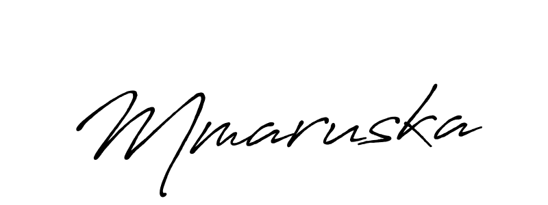 How to make Mmaruska signature? Antro_Vectra_Bolder is a professional autograph style. Create handwritten signature for Mmaruska name. Mmaruska signature style 7 images and pictures png