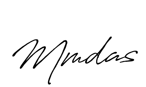 Make a beautiful signature design for name Mmdas. With this signature (Antro_Vectra_Bolder) style, you can create a handwritten signature for free. Mmdas signature style 7 images and pictures png