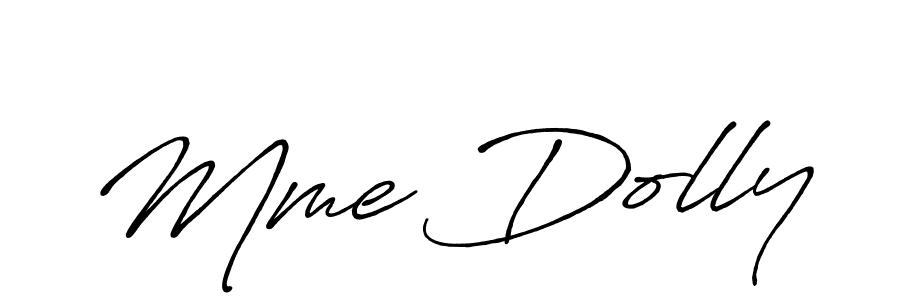 Design your own signature with our free online signature maker. With this signature software, you can create a handwritten (Antro_Vectra_Bolder) signature for name Mme Dolly. Mme Dolly signature style 7 images and pictures png