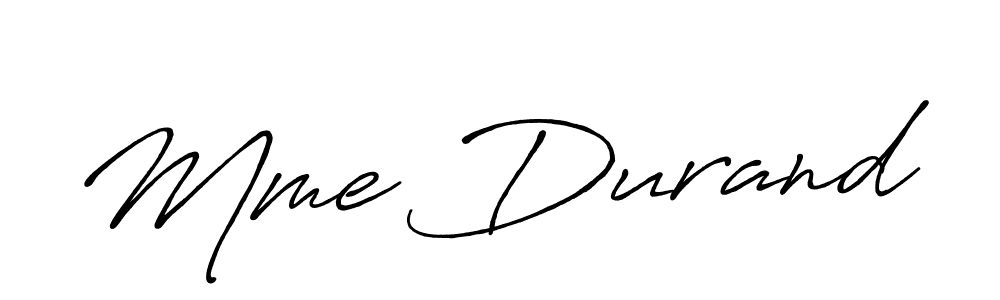 Use a signature maker to create a handwritten signature online. With this signature software, you can design (Antro_Vectra_Bolder) your own signature for name Mme Durand. Mme Durand signature style 7 images and pictures png