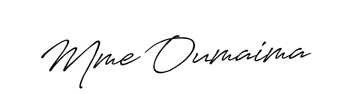 How to make Mme Oumaima signature? Antro_Vectra_Bolder is a professional autograph style. Create handwritten signature for Mme Oumaima name. Mme Oumaima signature style 7 images and pictures png