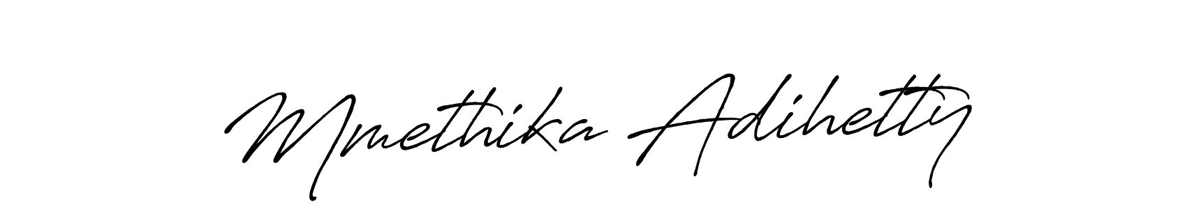 Make a short Mmethika Adihetty signature style. Manage your documents anywhere anytime using Antro_Vectra_Bolder. Create and add eSignatures, submit forms, share and send files easily. Mmethika Adihetty signature style 7 images and pictures png