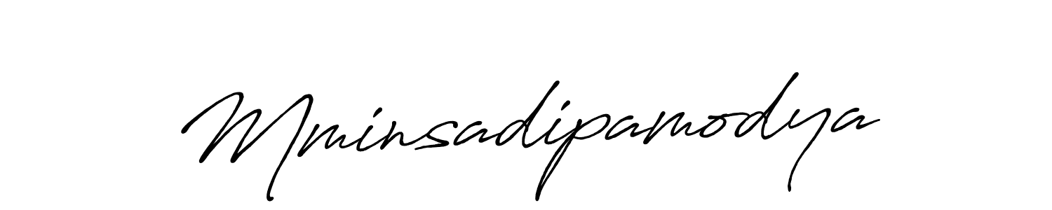 if you are searching for the best signature style for your name Mminsadipamodya. so please give up your signature search. here we have designed multiple signature styles  using Antro_Vectra_Bolder. Mminsadipamodya signature style 7 images and pictures png