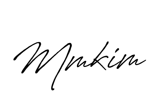 Design your own signature with our free online signature maker. With this signature software, you can create a handwritten (Antro_Vectra_Bolder) signature for name Mmkim. Mmkim signature style 7 images and pictures png