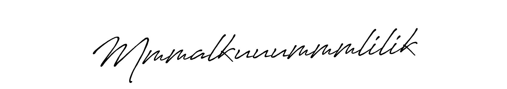 This is the best signature style for the Mmmalkuuummmlilik name. Also you like these signature font (Antro_Vectra_Bolder). Mix name signature. Mmmalkuuummmlilik signature style 7 images and pictures png