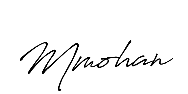 The best way (Antro_Vectra_Bolder) to make a short signature is to pick only two or three words in your name. The name Mmohan include a total of six letters. For converting this name. Mmohan signature style 7 images and pictures png