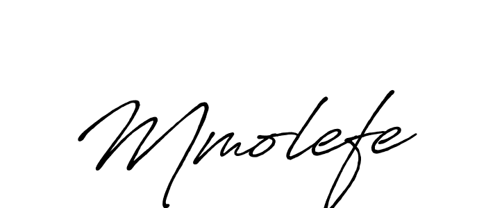 Also we have Mmolefe name is the best signature style. Create professional handwritten signature collection using Antro_Vectra_Bolder autograph style. Mmolefe signature style 7 images and pictures png