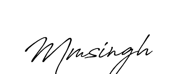 Also we have Mmsingh name is the best signature style. Create professional handwritten signature collection using Antro_Vectra_Bolder autograph style. Mmsingh signature style 7 images and pictures png