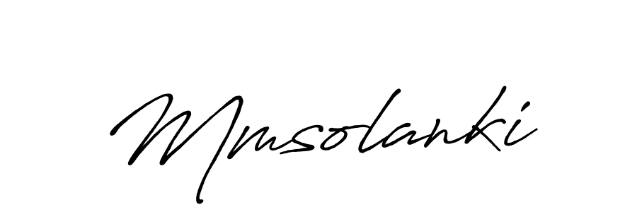 Mmsolanki stylish signature style. Best Handwritten Sign (Antro_Vectra_Bolder) for my name. Handwritten Signature Collection Ideas for my name Mmsolanki. Mmsolanki signature style 7 images and pictures png