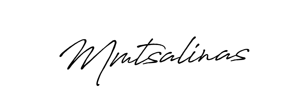 Use a signature maker to create a handwritten signature online. With this signature software, you can design (Antro_Vectra_Bolder) your own signature for name Mmtsalinas. Mmtsalinas signature style 7 images and pictures png