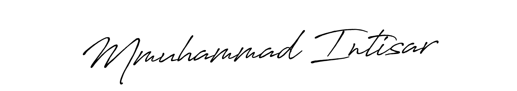 Similarly Antro_Vectra_Bolder is the best handwritten signature design. Signature creator online .You can use it as an online autograph creator for name Mmuhammad Intisar. Mmuhammad Intisar signature style 7 images and pictures png