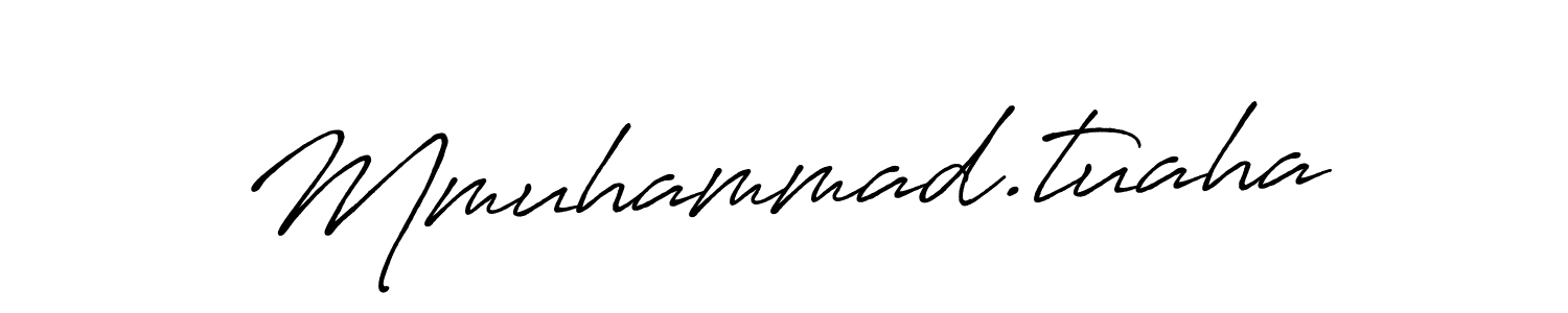 Mmuhammad.tuaha stylish signature style. Best Handwritten Sign (Antro_Vectra_Bolder) for my name. Handwritten Signature Collection Ideas for my name Mmuhammad.tuaha. Mmuhammad.tuaha signature style 7 images and pictures png