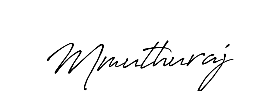 Similarly Antro_Vectra_Bolder is the best handwritten signature design. Signature creator online .You can use it as an online autograph creator for name Mmuthuraj. Mmuthuraj signature style 7 images and pictures png