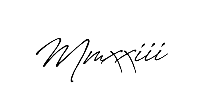 Also You can easily find your signature by using the search form. We will create Mmxxiii name handwritten signature images for you free of cost using Antro_Vectra_Bolder sign style. Mmxxiii signature style 7 images and pictures png
