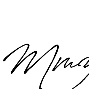 Design your own signature with our free online signature maker. With this signature software, you can create a handwritten (Antro_Vectra_Bolder) signature for name Mmz. Mmz signature style 7 images and pictures png