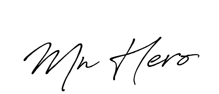 This is the best signature style for the Mn Hero name. Also you like these signature font (Antro_Vectra_Bolder). Mix name signature. Mn Hero signature style 7 images and pictures png