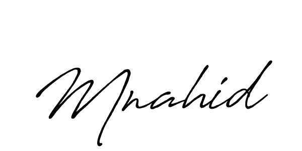 Similarly Antro_Vectra_Bolder is the best handwritten signature design. Signature creator online .You can use it as an online autograph creator for name Mnahid. Mnahid signature style 7 images and pictures png