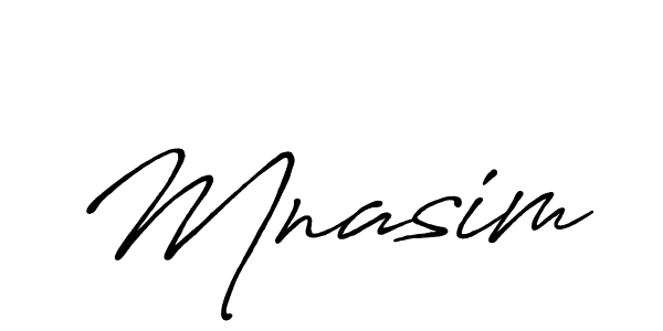 Make a beautiful signature design for name Mnasim. Use this online signature maker to create a handwritten signature for free. Mnasim signature style 7 images and pictures png