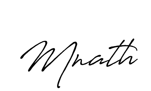 Make a beautiful signature design for name Mnath. Use this online signature maker to create a handwritten signature for free. Mnath signature style 7 images and pictures png