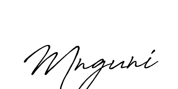 Design your own signature with our free online signature maker. With this signature software, you can create a handwritten (Antro_Vectra_Bolder) signature for name Mnguni. Mnguni signature style 7 images and pictures png