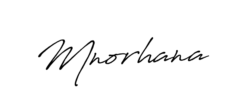 Make a beautiful signature design for name Mnorhana. Use this online signature maker to create a handwritten signature for free. Mnorhana signature style 7 images and pictures png